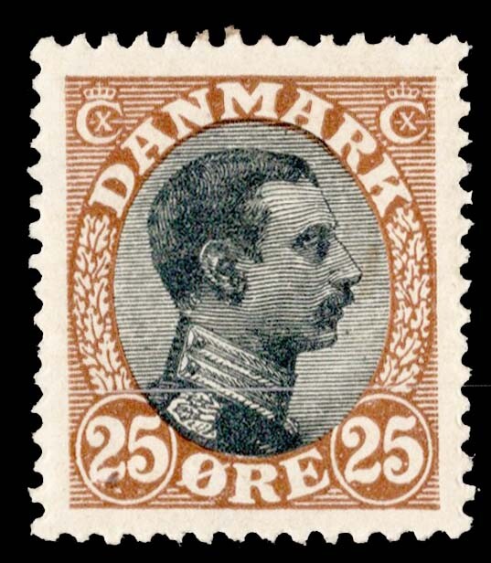 Denmark Scott 107 Unused hinged.
