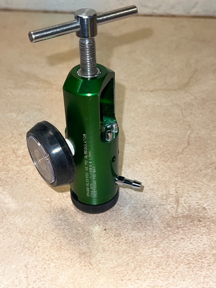 Roscoe Medical Mini oxygen regulator.