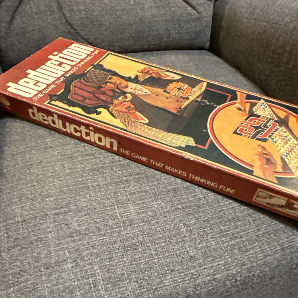 Vintage Deduction Board Game Sherlock Holmes Ideal 1976 - Complete!