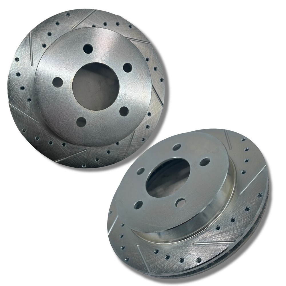 88-98 Chevy 1500 Rear Disc Conversion Kit Black Calipers OBS with Front Rotors