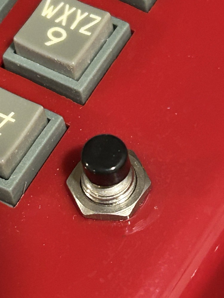 Cortelco Red Wall Phone
