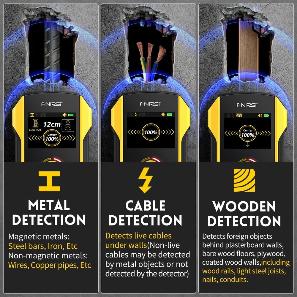 Digital Stud Finder with Depth Detection - Ideal for Home and Professional Use