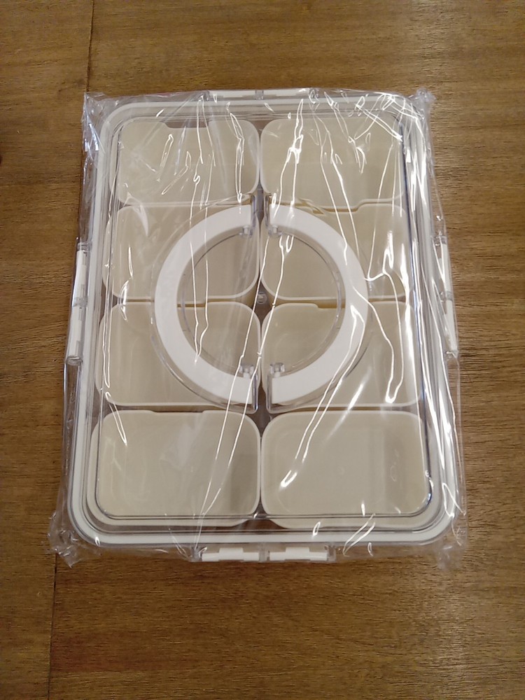 Snack Box & Compartment Organizer Snack Box White