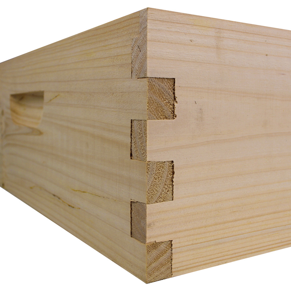 10 Frame Complete Beehive Kit – Amish-Made with 2 Deep & 1 Medium Boxes, Frames