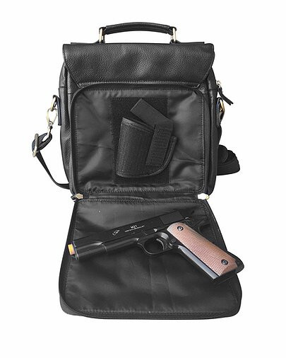Classic Leather Concealment Satchel