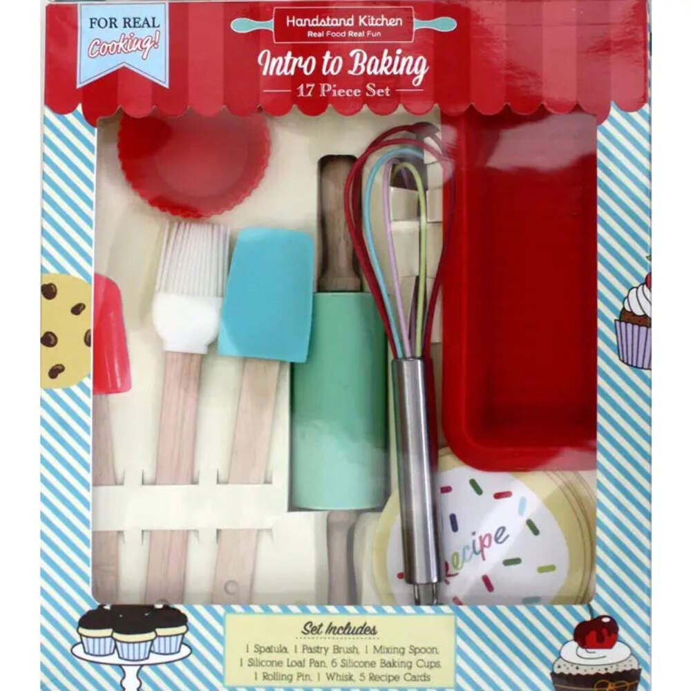 Handstand Kitchen Intro To Baking Kit | 17-Pc Starter Set | New in Box