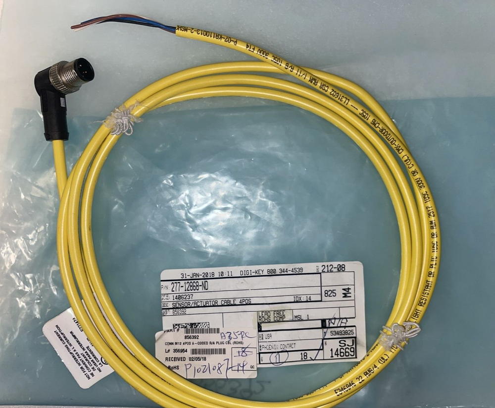 1406237 Phoenix Contact Sensor Actuator Cable Assembly 4 position