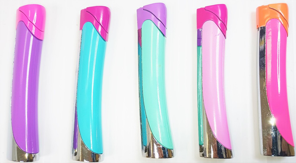 Eclipse Pastel Curve Slim Lighter Regular Flame (2pcs)