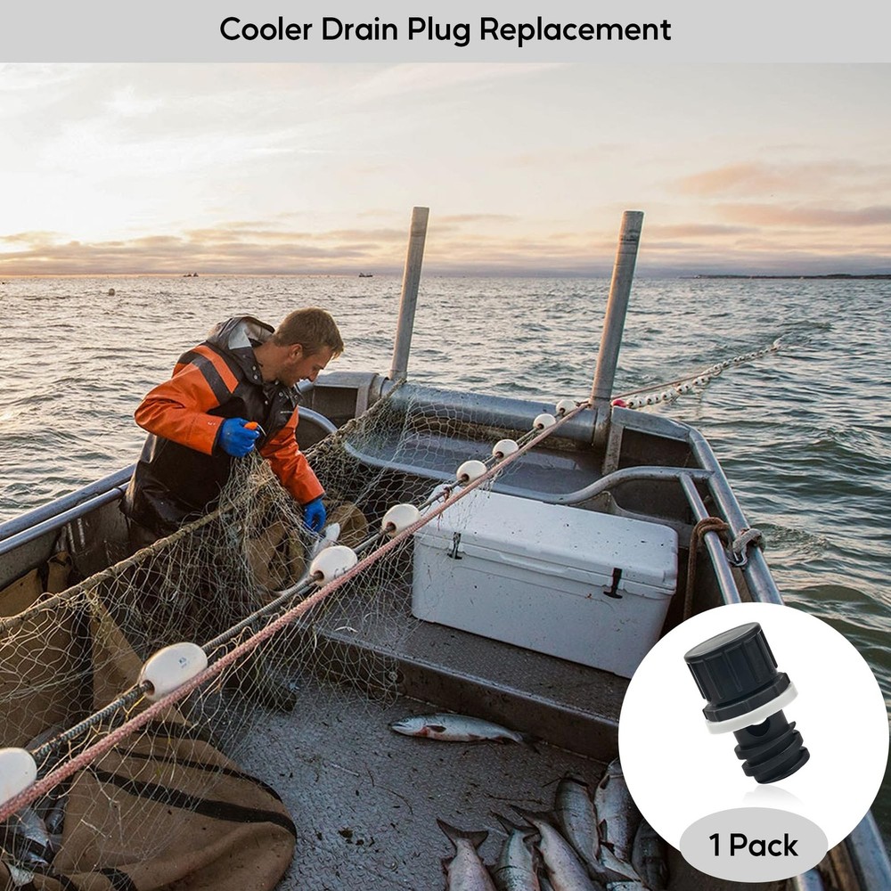 Cooler Drain Plug Hose Connection, Cooler Plug Replacement Compatible with Ye...