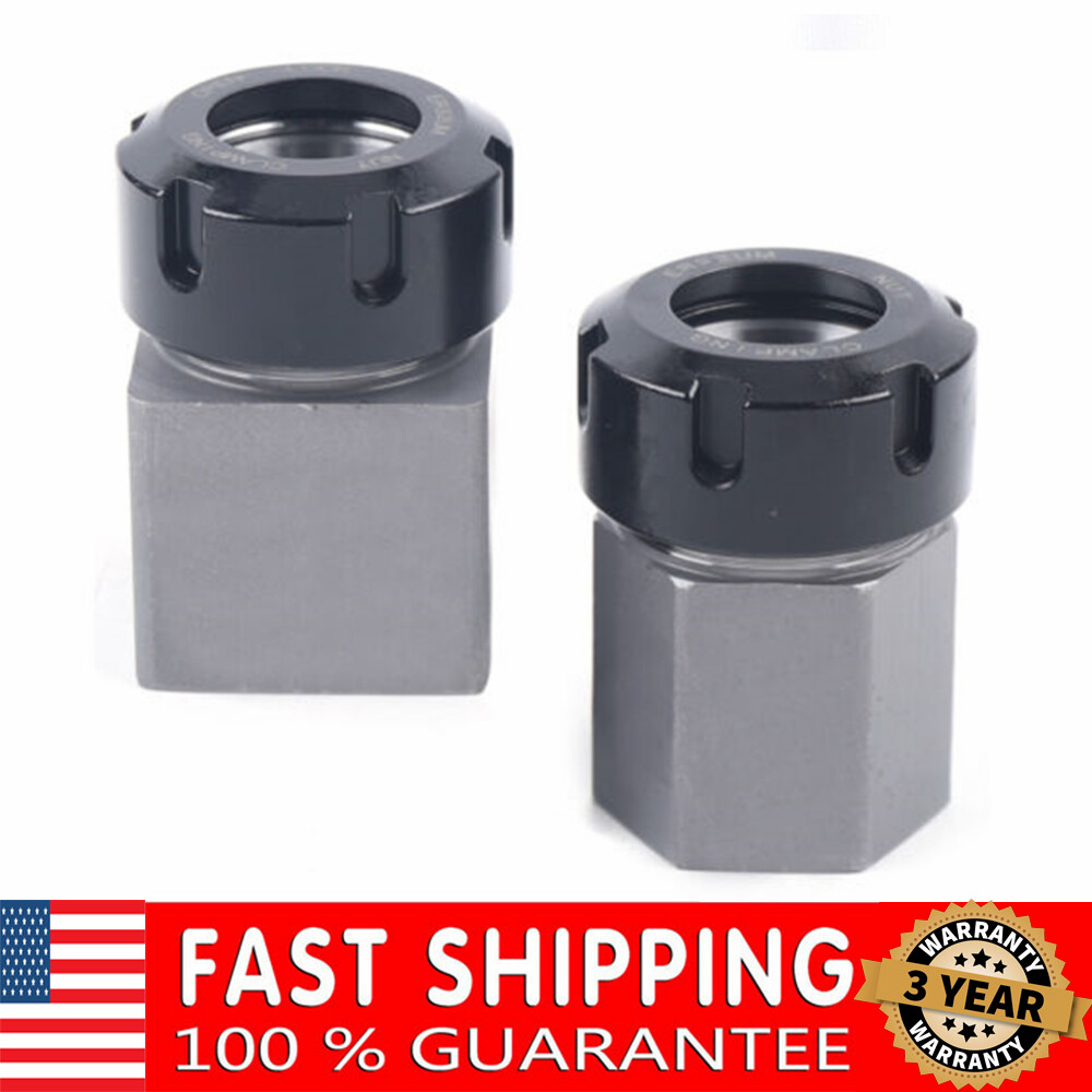 Hex & Square ER-32 Collet Block Spring Chuck Holder Set For CNC Milling Machine
