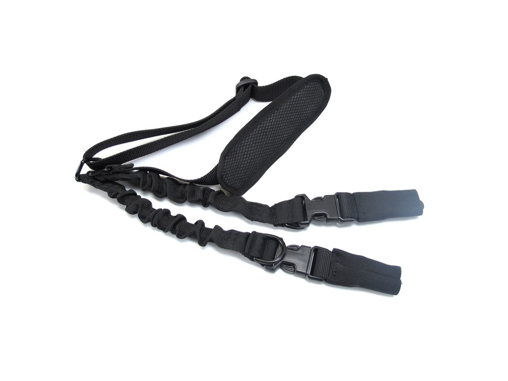 Two Points Sling for Rilfe Shotgun Premium Quality Shoulder Pad Black Elastic