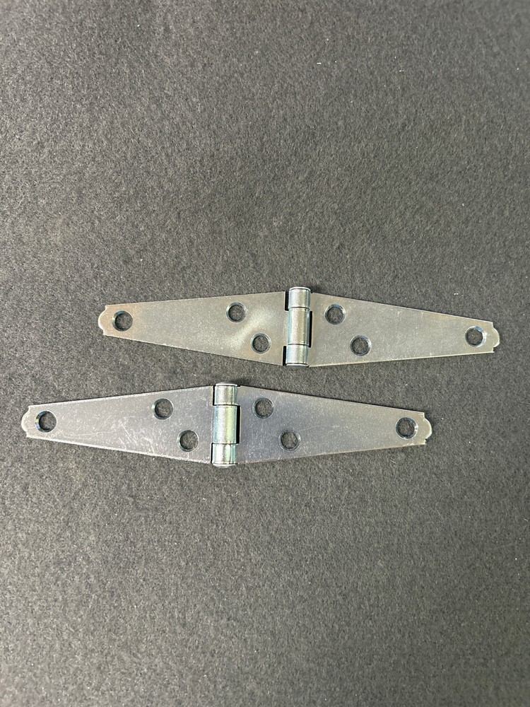 Pair of 3" Light Strap Hinge Zinc Plated (50020)