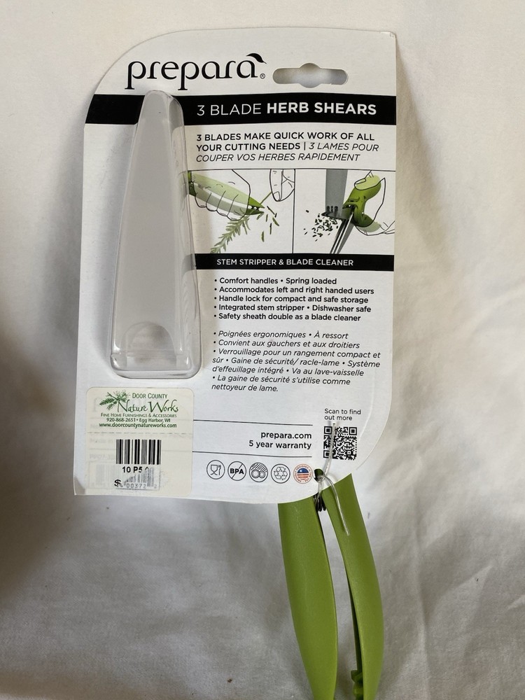 Prepara 3 Blade Herb Shears New in Package