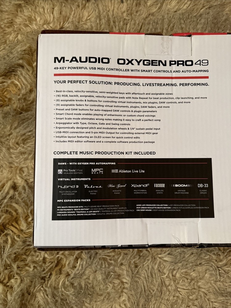 M-Audio Oxygen Pro 49-Key Keyboard Controller