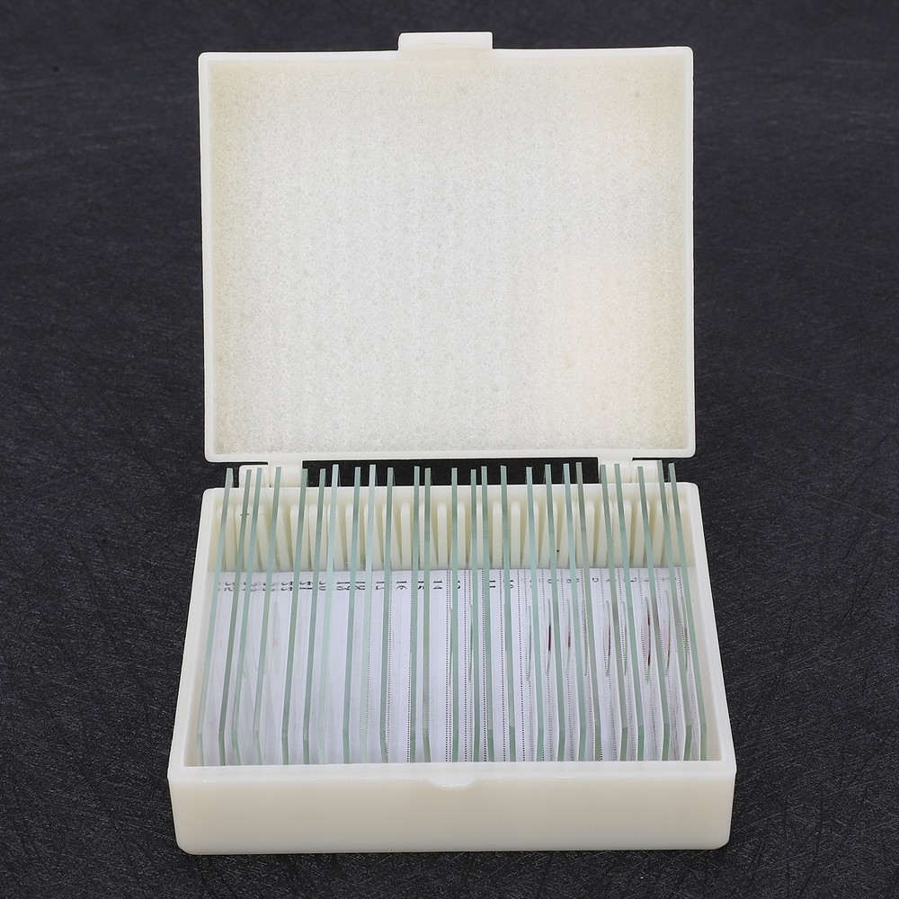 DW-25 25Pcs Animal Slide Set For Microscope Study Science Education