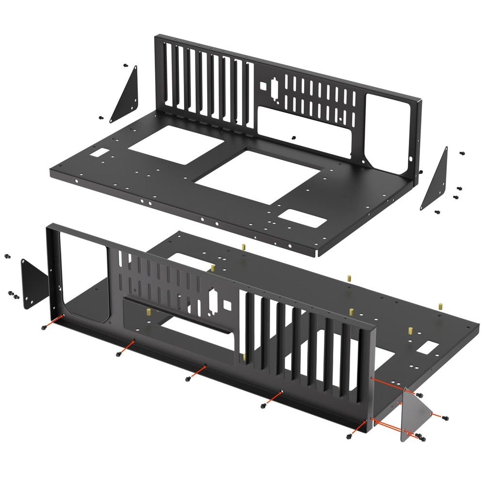 Open Air PC Case, Test Bench PC Case, ATX Open Frame Computer Case, DIY PC Ca...