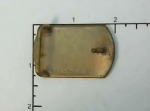 1" 24mm Solid Brass Oval Belt Slider Snap on Buckle