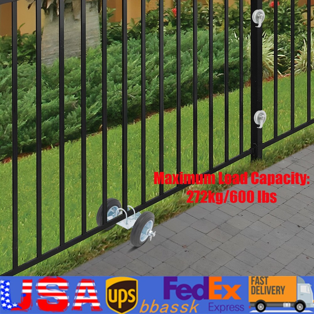 Rolling Gate Hardware Kit, Heavy Duty Sliding Gate Rollers Sliding Gate Wheels