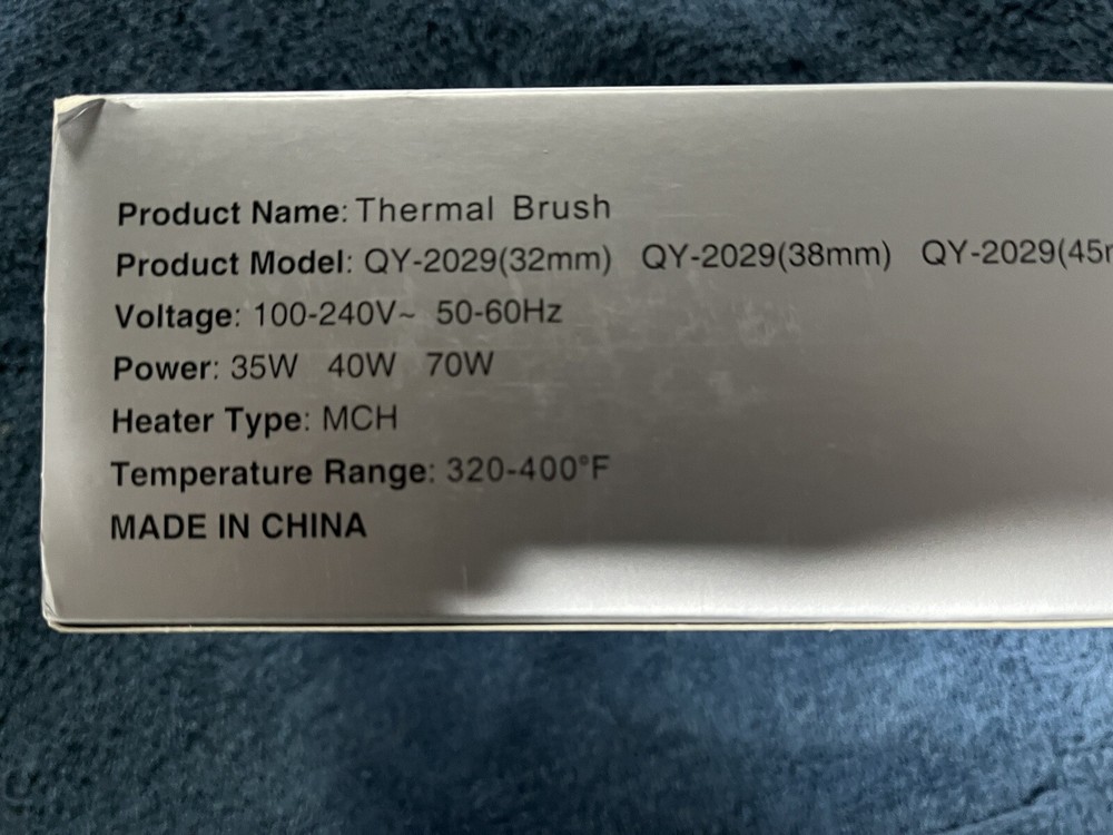 K&K professional styling thermal brush