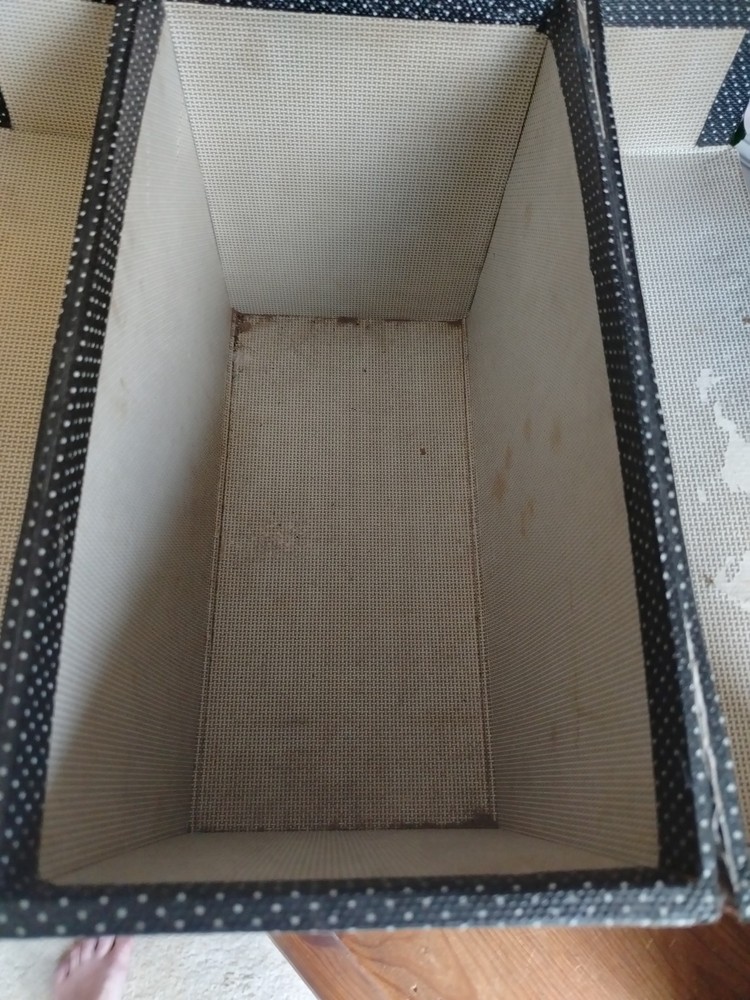 Vintage Record Case 12" Double Opening Box 1950's Black