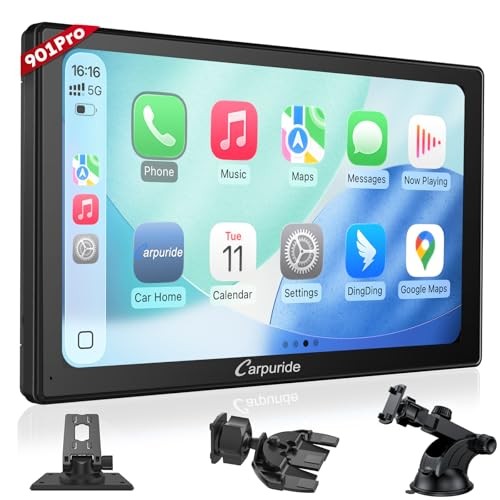 W901 Pro with Wireless Bluetooth Transmission Portable Carplay & Android Auto