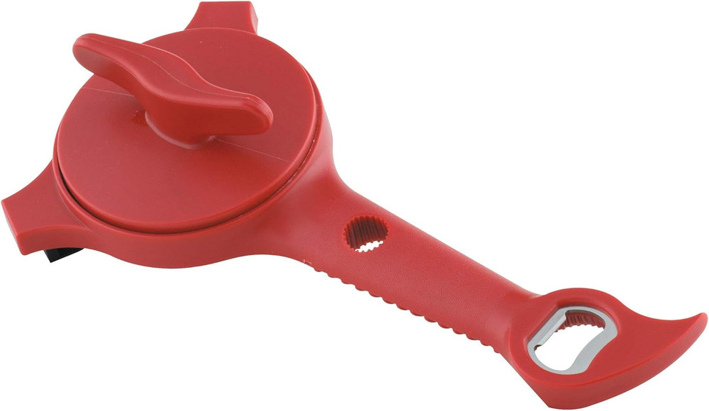 5-In-1 Multi-Purpose Strain-Free Opener for Jars, Bottles and Ring-Pull Cans, 5