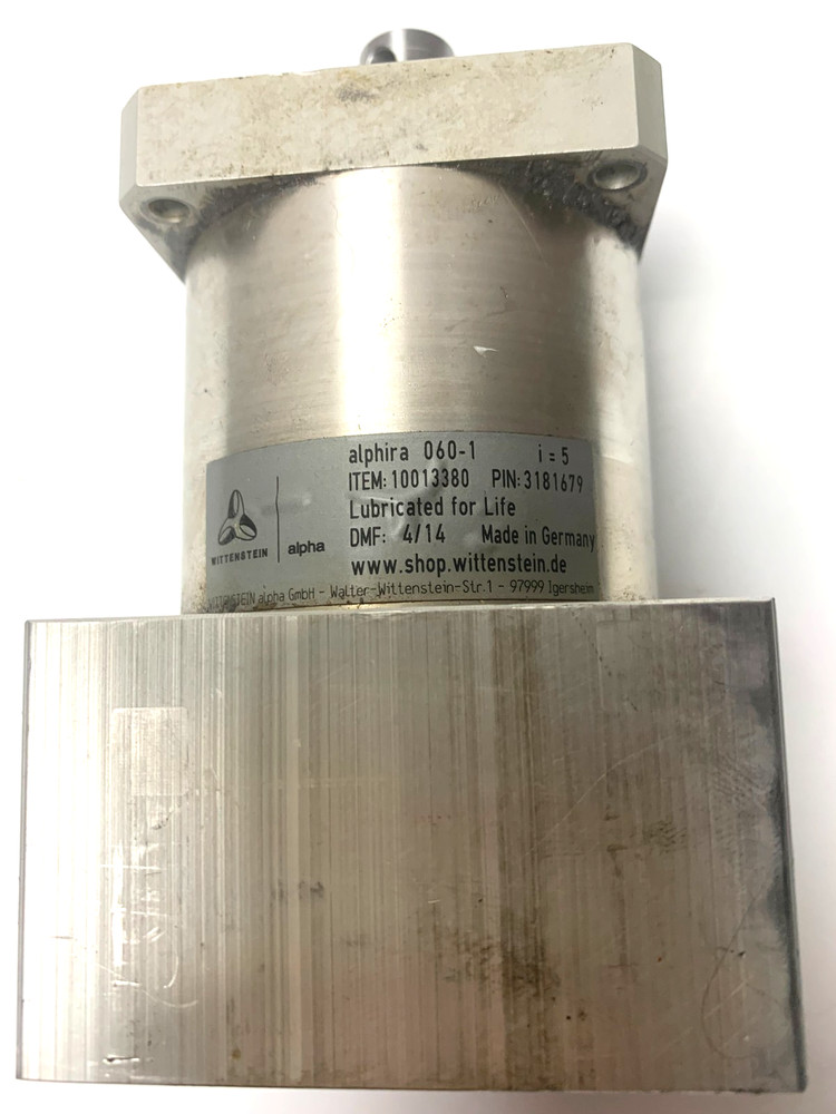 Wittenstein Alpha 10013380 alphira 060-1 Planetary Gearhead 60mm Frame - Nice!