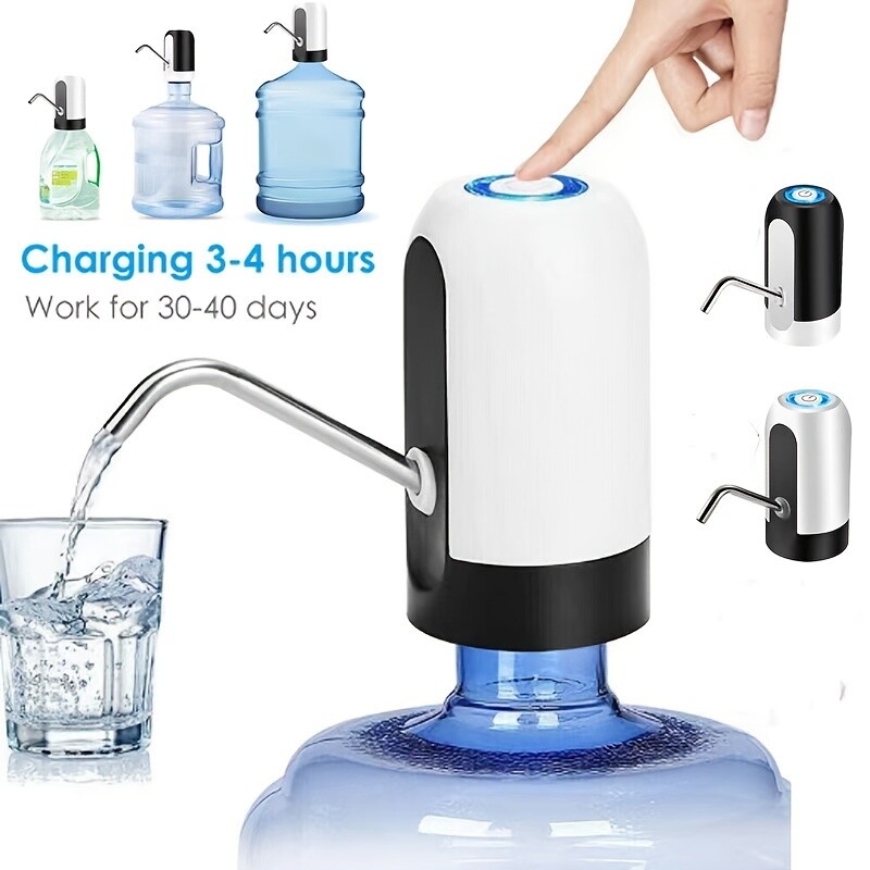 Water Bottle Switch Pump Electric Automatic Universal Dispenser 5 Gallon USB