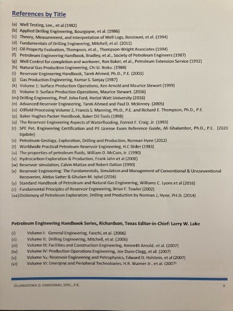 PE Petroleum Engineering Question Bank