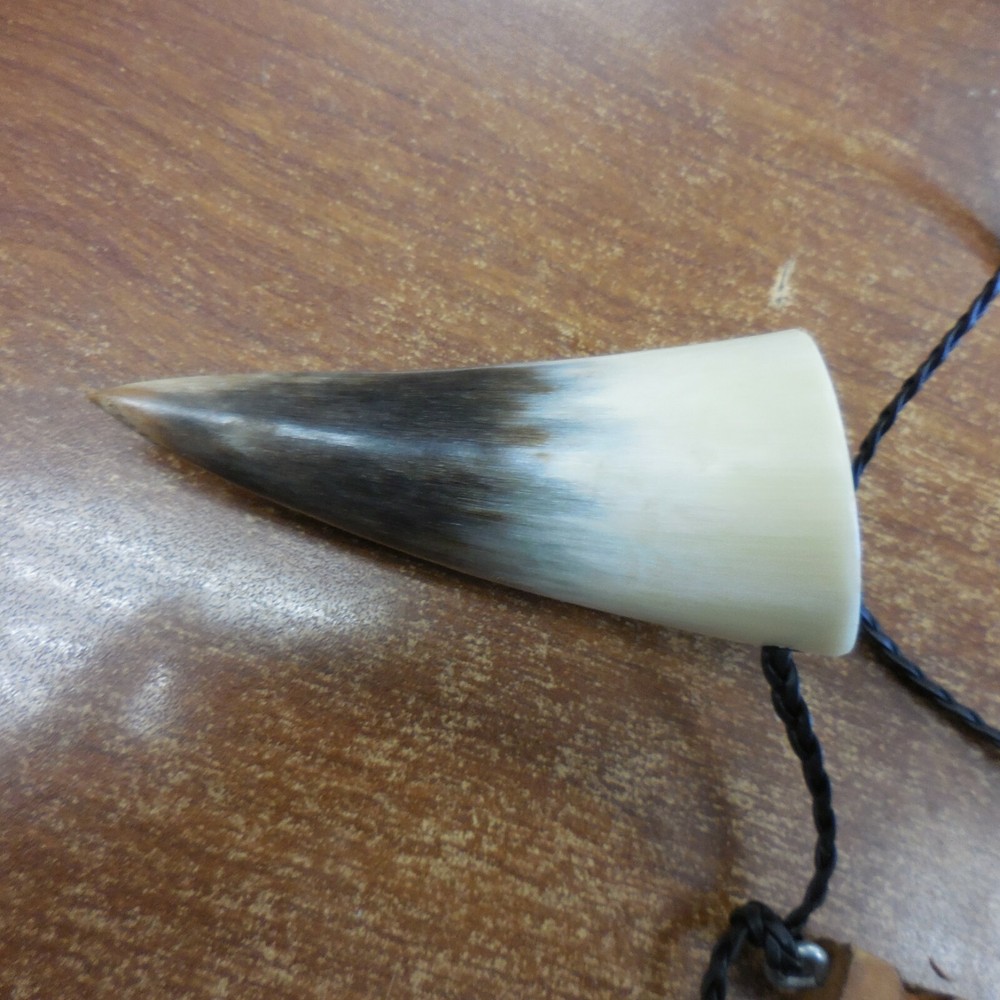 COWHORN POWDER HORN