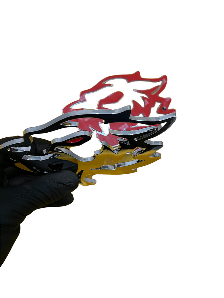 Mustang Coyote 5.0 Fender Emblems - CHROME