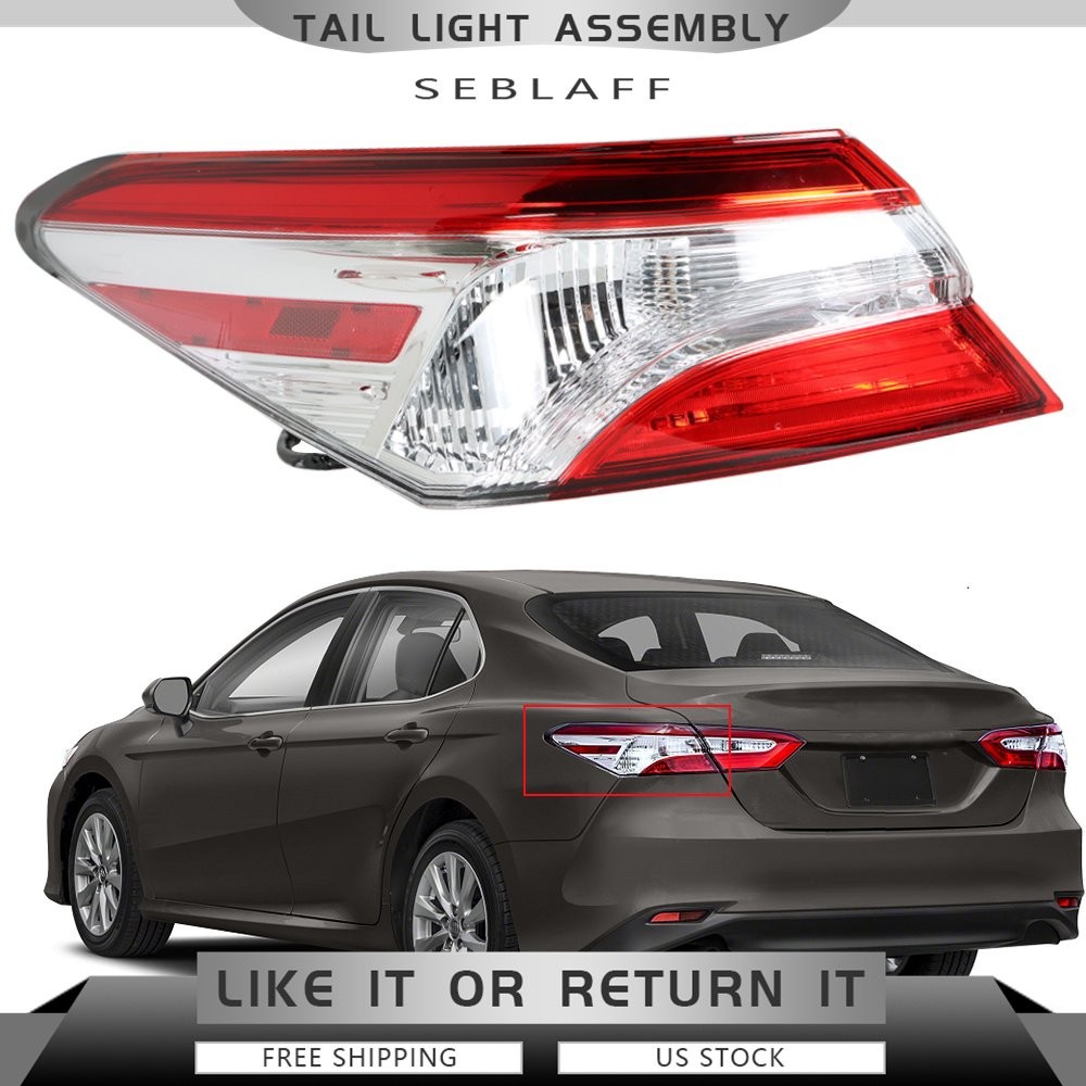 For Toyota Camry SE LE 2018 2019 2020 Left Tail Light Outer Lamp Driver Side