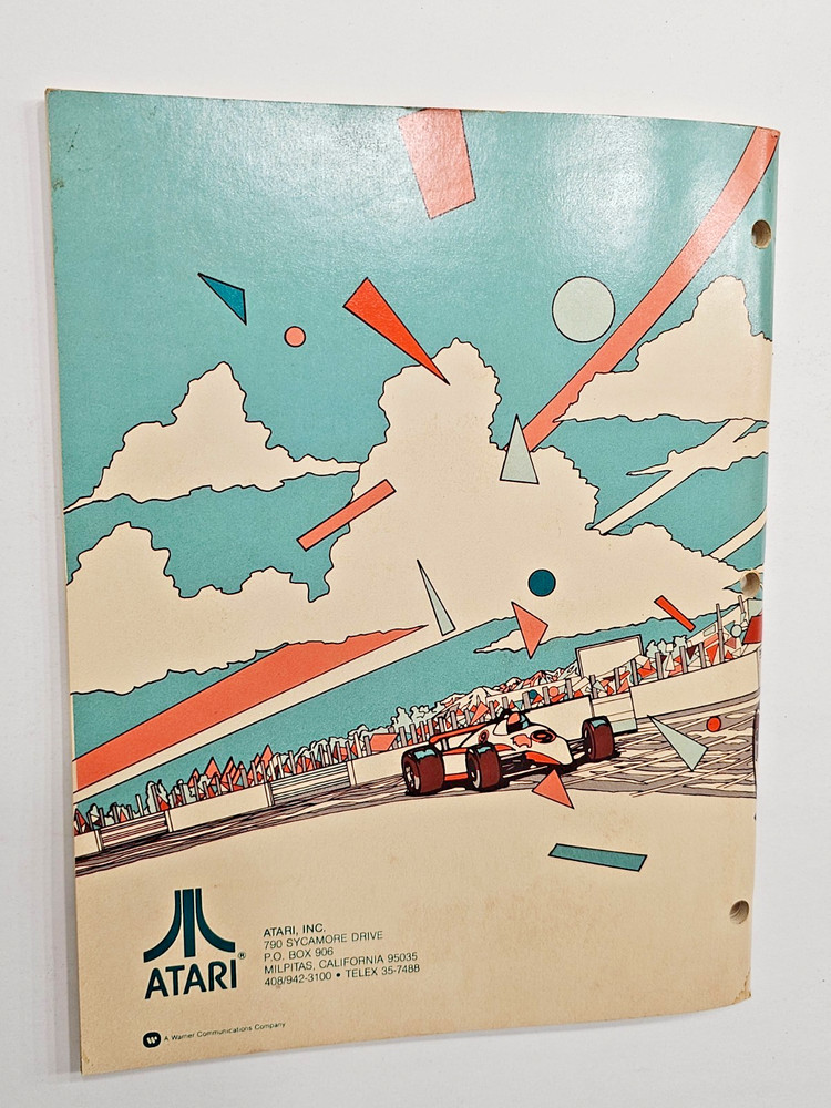 ORIGINAL ATARI MANUAL COMBO FOR UPRIGHT GAMES OPERATION MAINT SERVICE SCHEMATICS