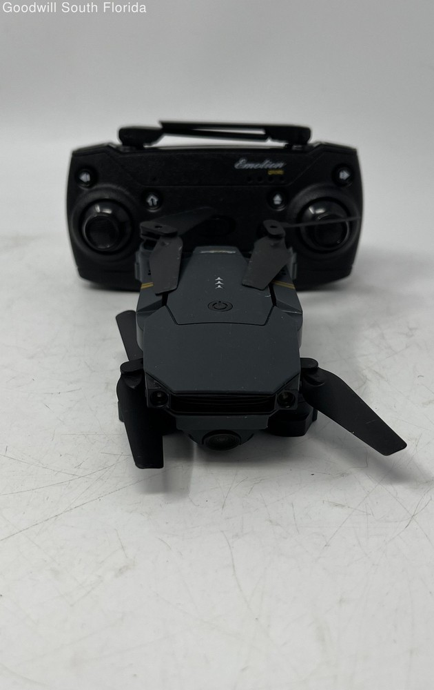 Emotion Black Foldable Camera Quadcopter Remote Control Drone Not Tested