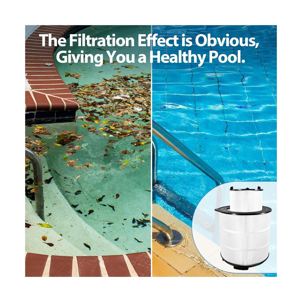 Compatible with Sta-Rite System 3 S8M150 Pool Filter Cartridge Replacement Ki...