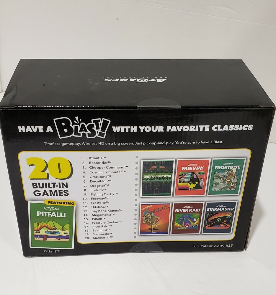 Activision Flashback Blast! Pitfall River Raid HDMI 20 Retro Video Games