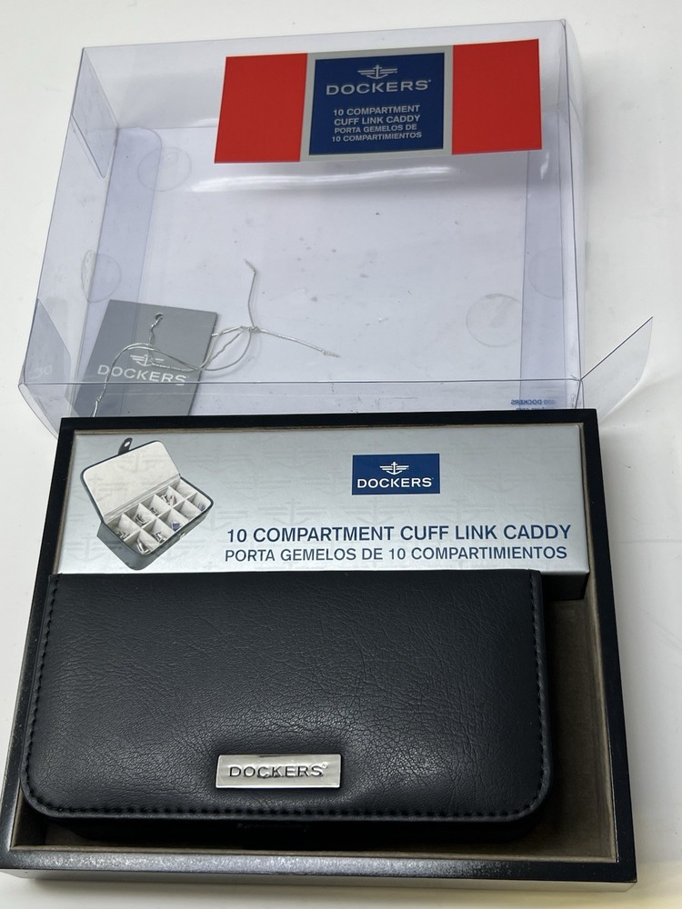 Compartment cufflink caddy unused