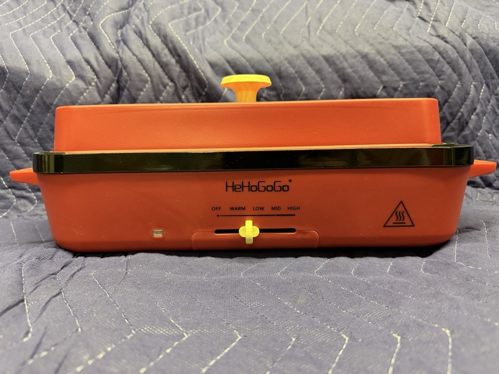 HeHoGoGo Electric Griddle Grill Nonstick Open Box Adjustable Temp
