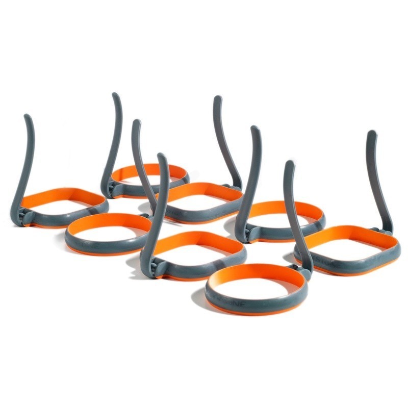 8 Pack Silicone Egg Rings Set Circle Square Nonstick Kitchen Cooking Tool New