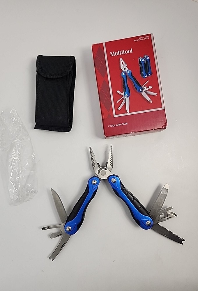 Multitool Stainless Steel With Anodized Aluminum Handles