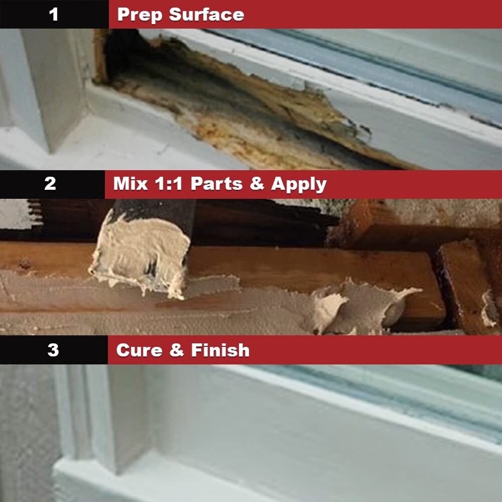 PC-Woody 1.5 oz. Tan Epoxy Paste 12 PACK!