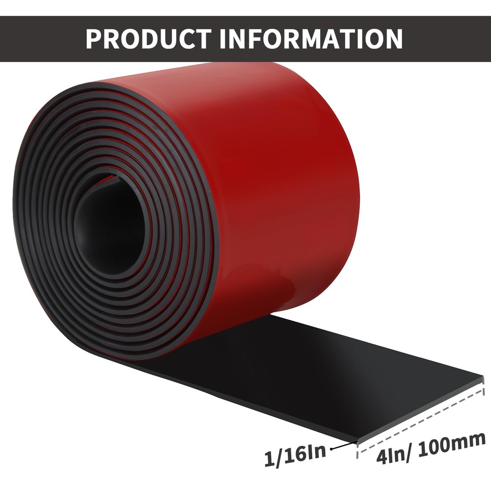 Self Adhesive Rubber Strips Solid Neoprene Rubber Sheets Rolls Strips with Ad...