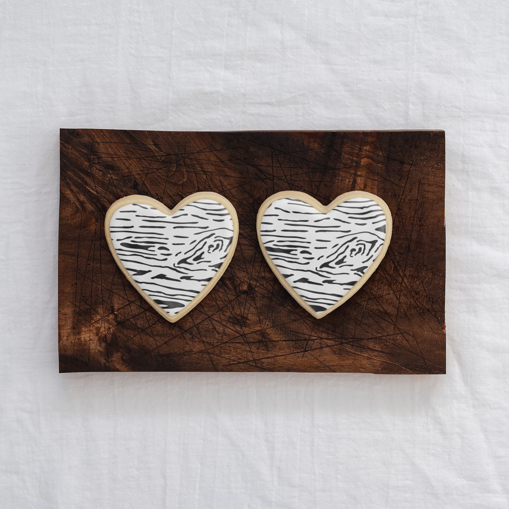 Wood Cookie Stencil - Durable & Reusable Mylar Stencils