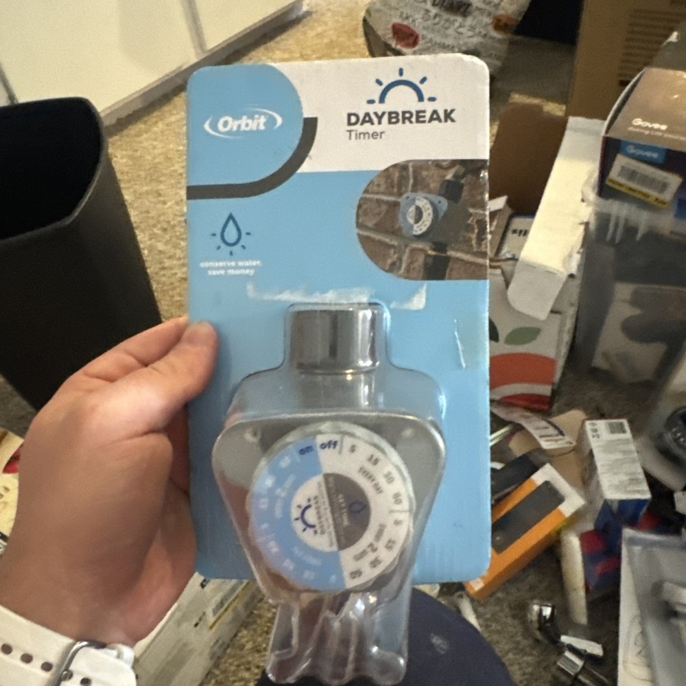 Orbit Single Outlet Hose Watering Timer Daybreak Automatic Gray 62045