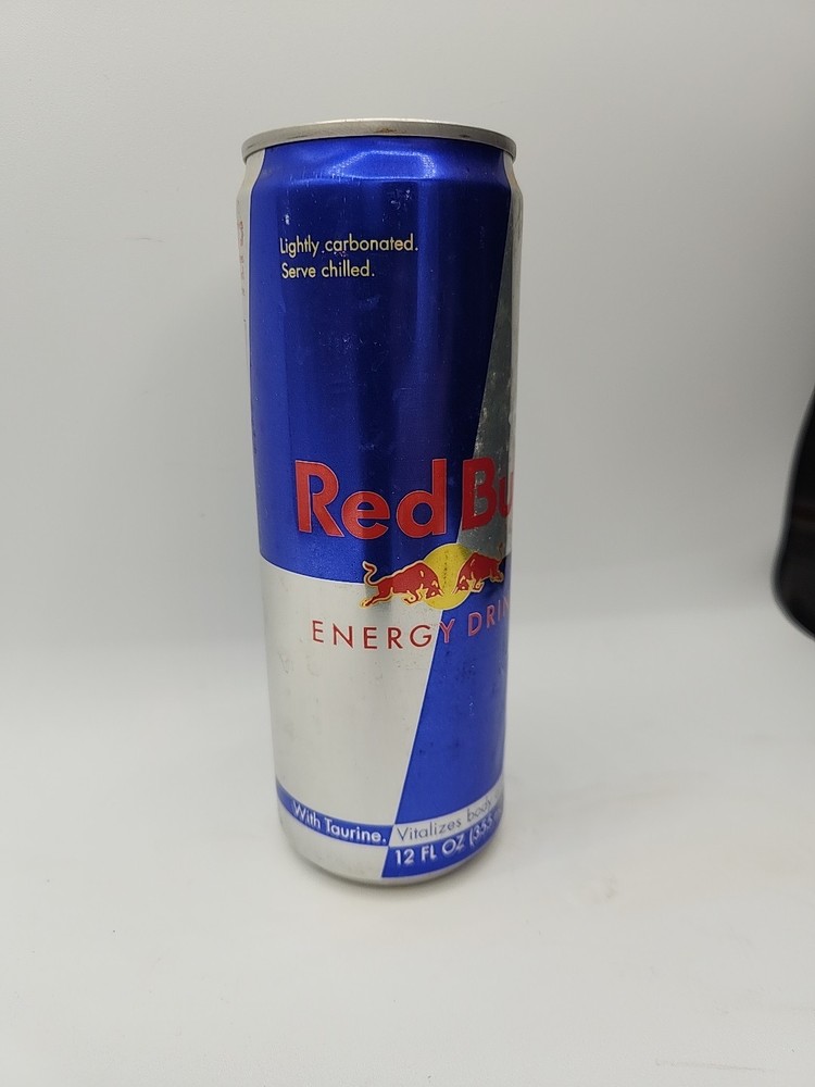 Vintage Red Bull Can 12oz Old Tab 2008 Exp VHTF