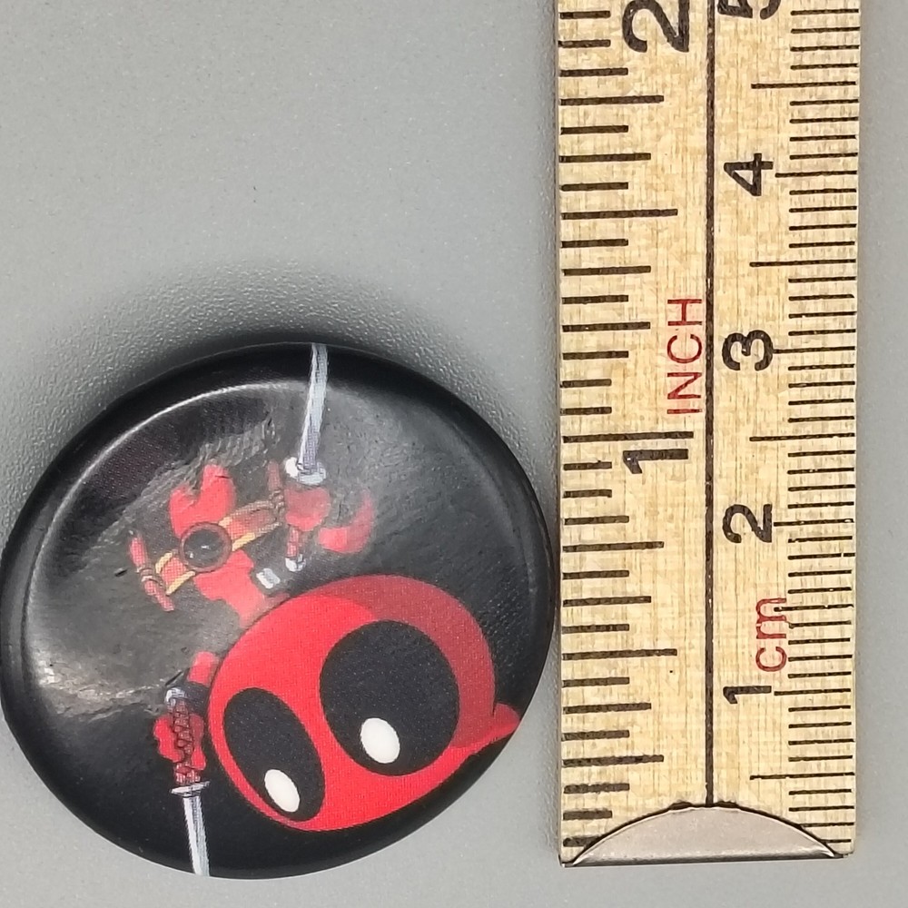 Marvel Deadpool Chibi Pinback Button 1.25" C&D Visionary Licensed