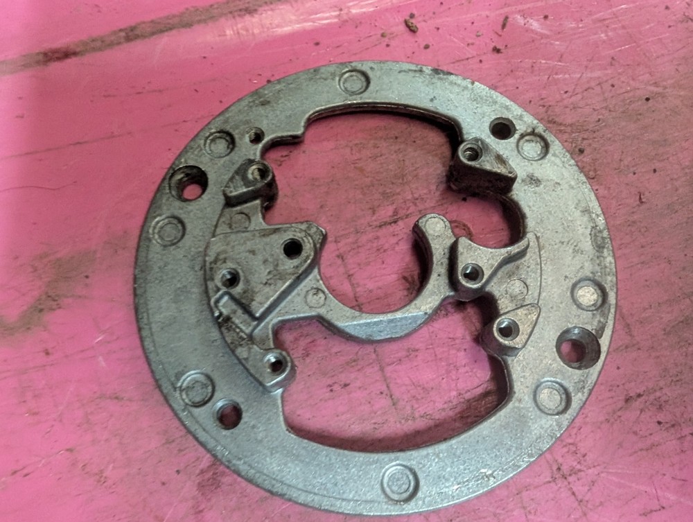 Yamaha DT50 MX RD50 Ignition Timing Engine Backing Plate USED