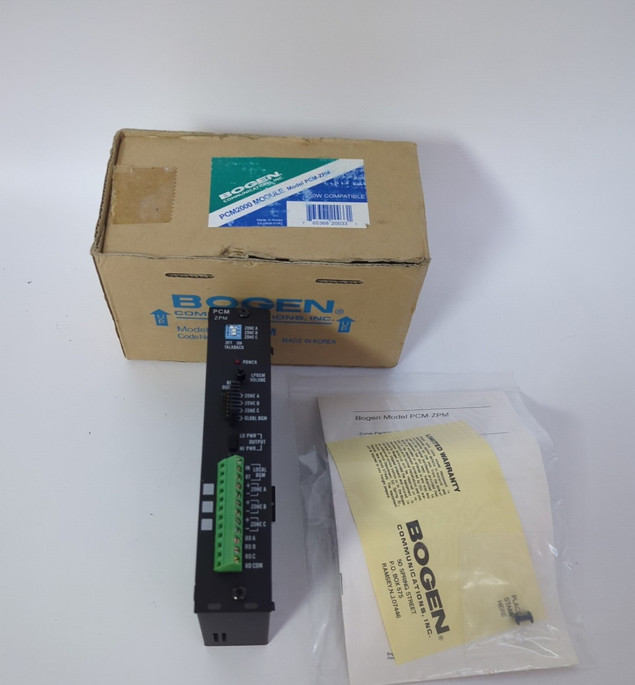 BOGEN PCM2000 MODULE MODEL PCM-ZPM 250W COMPATIBLE