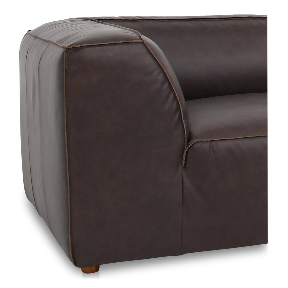 Moe's Home Collection Form Modular Sectional Leather Brown