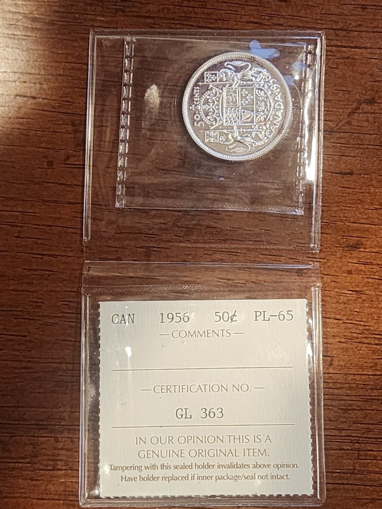 1956 Canada 50 Cents - PL 65